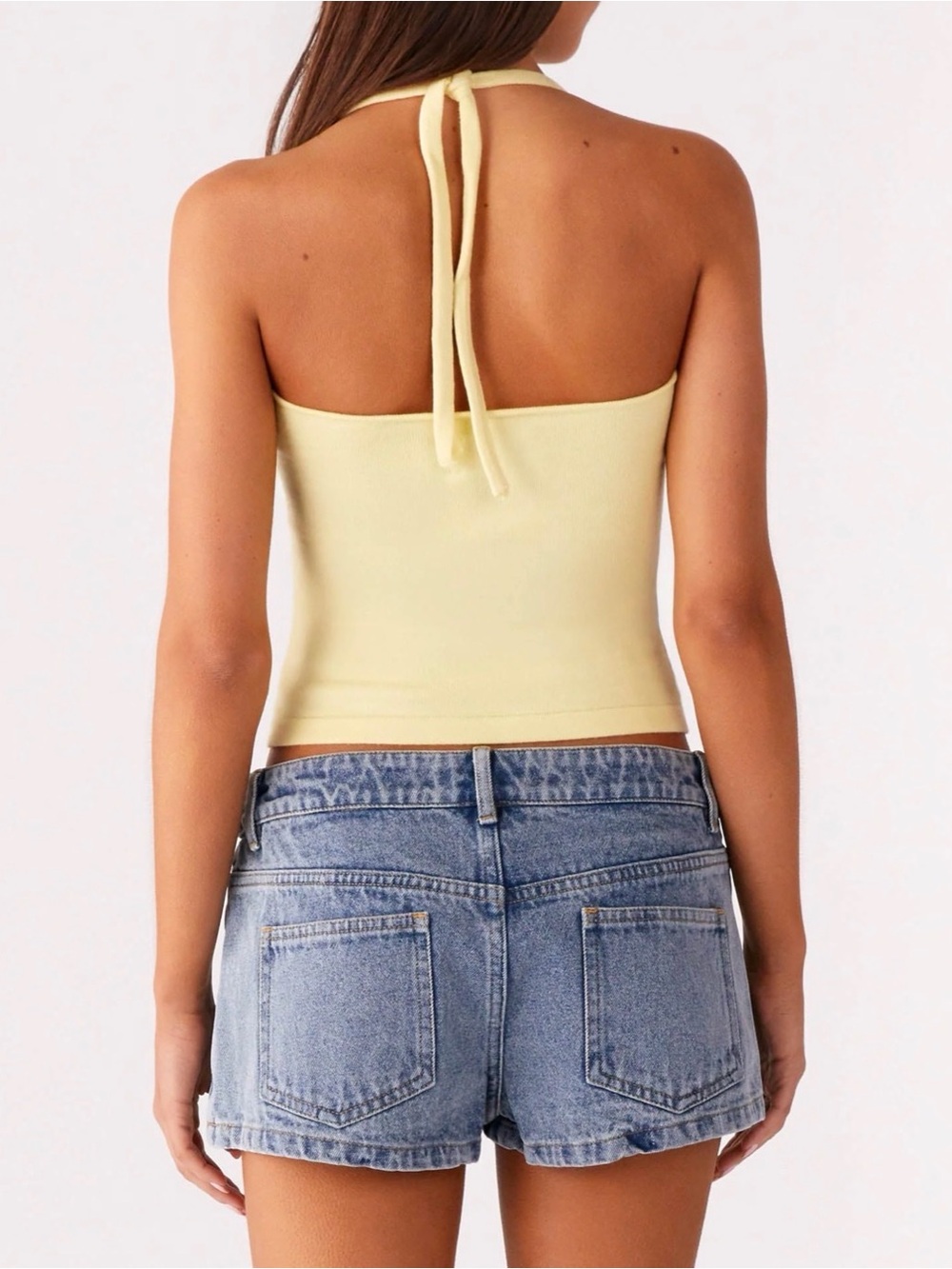 Peppermayo Nashville Denim Skort NWT size 6 Low Rise Lace Up Mini Y2K - Picture 2 of 16